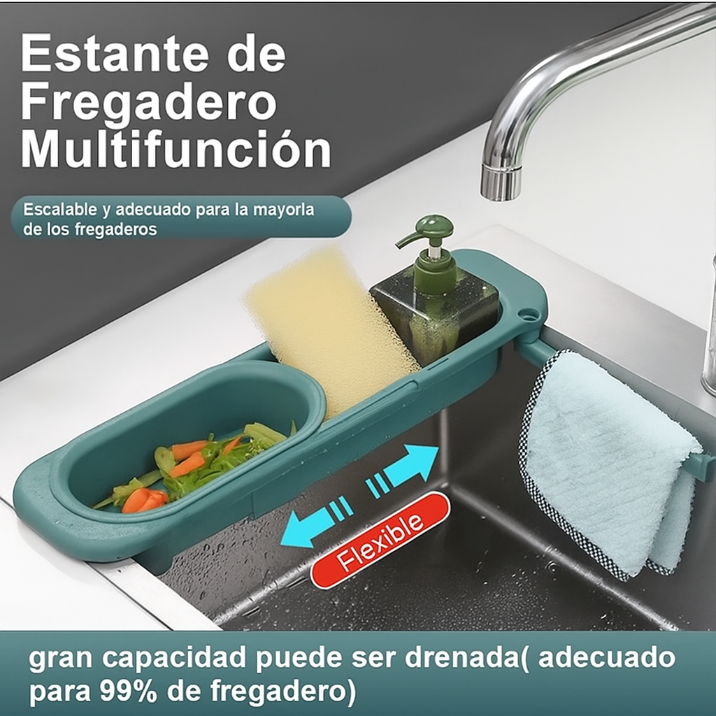 SOPORTE LAVAPLATOS CANASTA ESCURRIDORA
