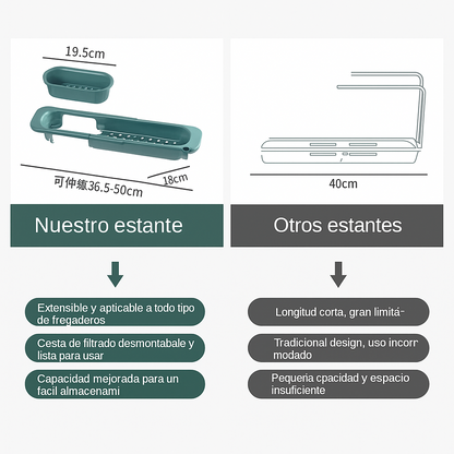SOPORTE LAVAPLATOS CANASTA ESCURRIDORA